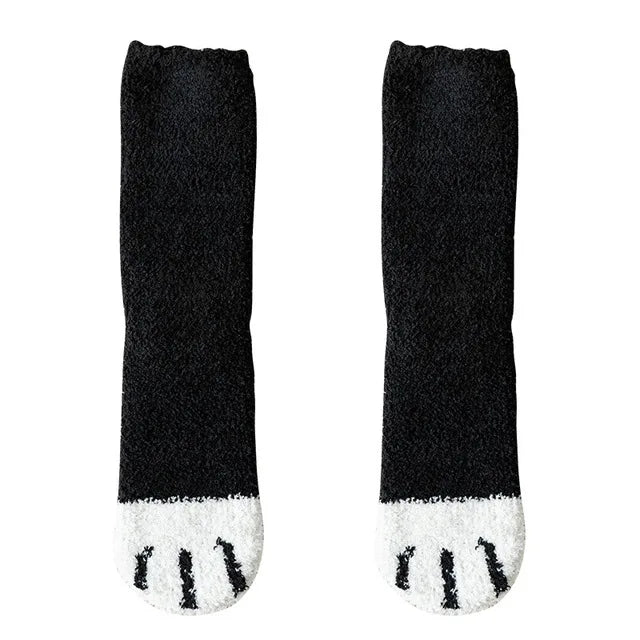 Cat Paw Fuzzy Socks