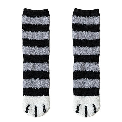 Cat Paw Fuzzy Socks