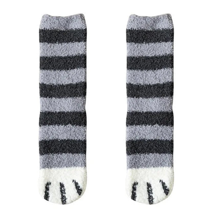 Cat Paw Fuzzy Socks